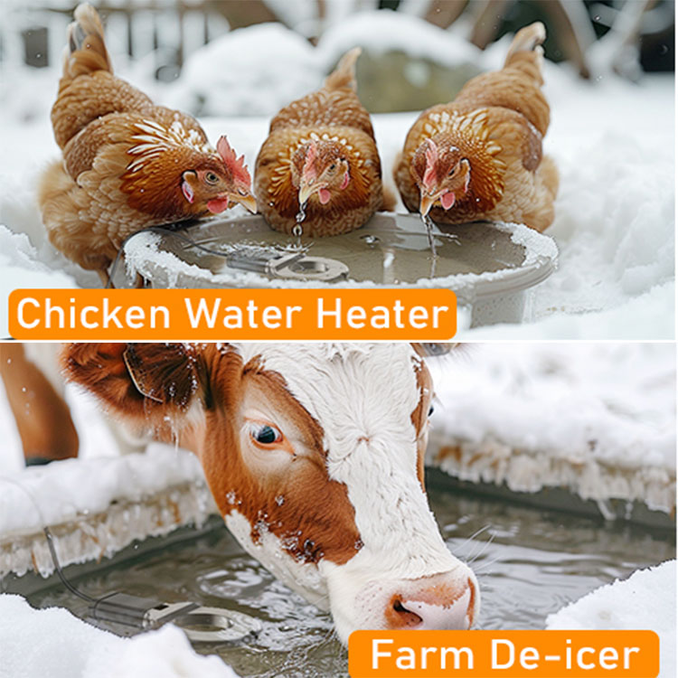 Keep Livestock Hydrated All Winter with Our De-Icing Heater
